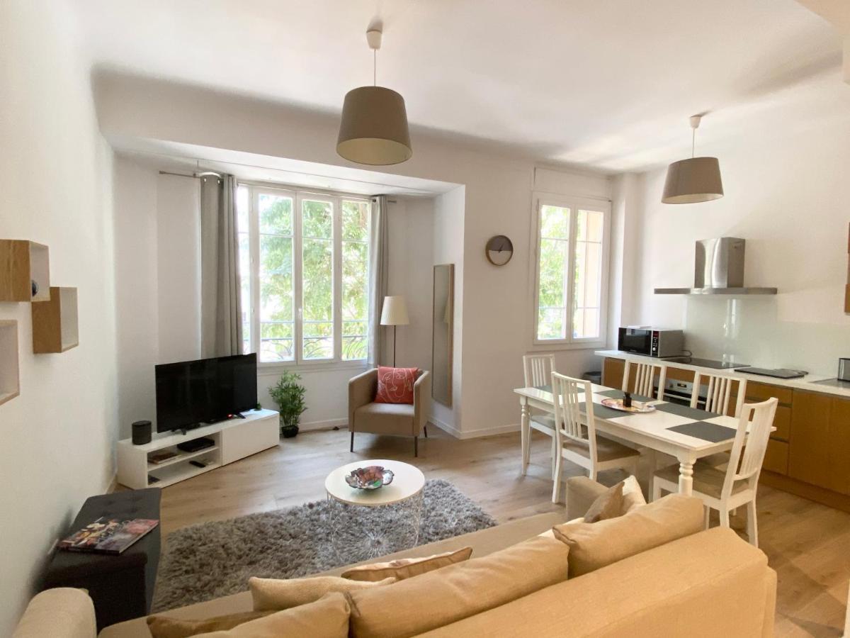 Stylish Two-Bedroom Apartment -Stayinantibes - 5 Soleau ภายนอก รูปภาพ